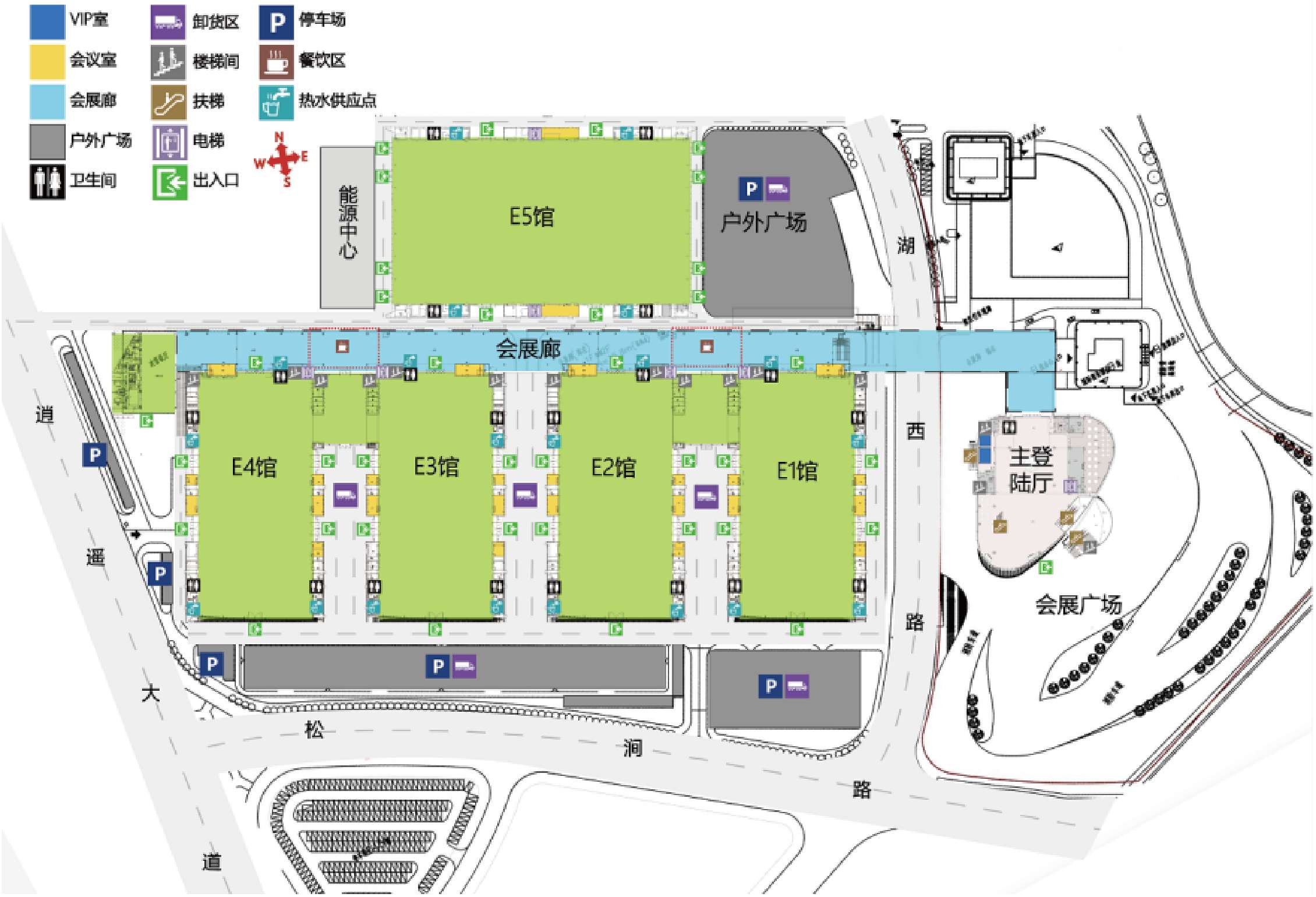 威海国际经贸交流中心-展馆平面图