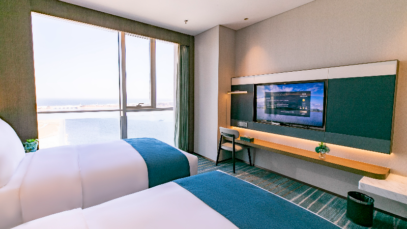 Sea view Twin Bed
